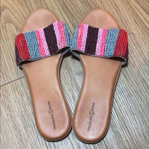 Treasure & Bond Beaded Sandals Size 10